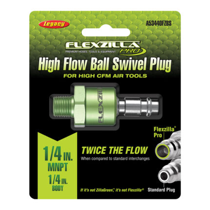 High Flow Ball Swivel Plug - A53440FZBS - 1